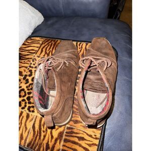 Skechers BOBS Boots Womens 10 Chill Luxe Three Eye Chukka 34487 Brown Faux Suede